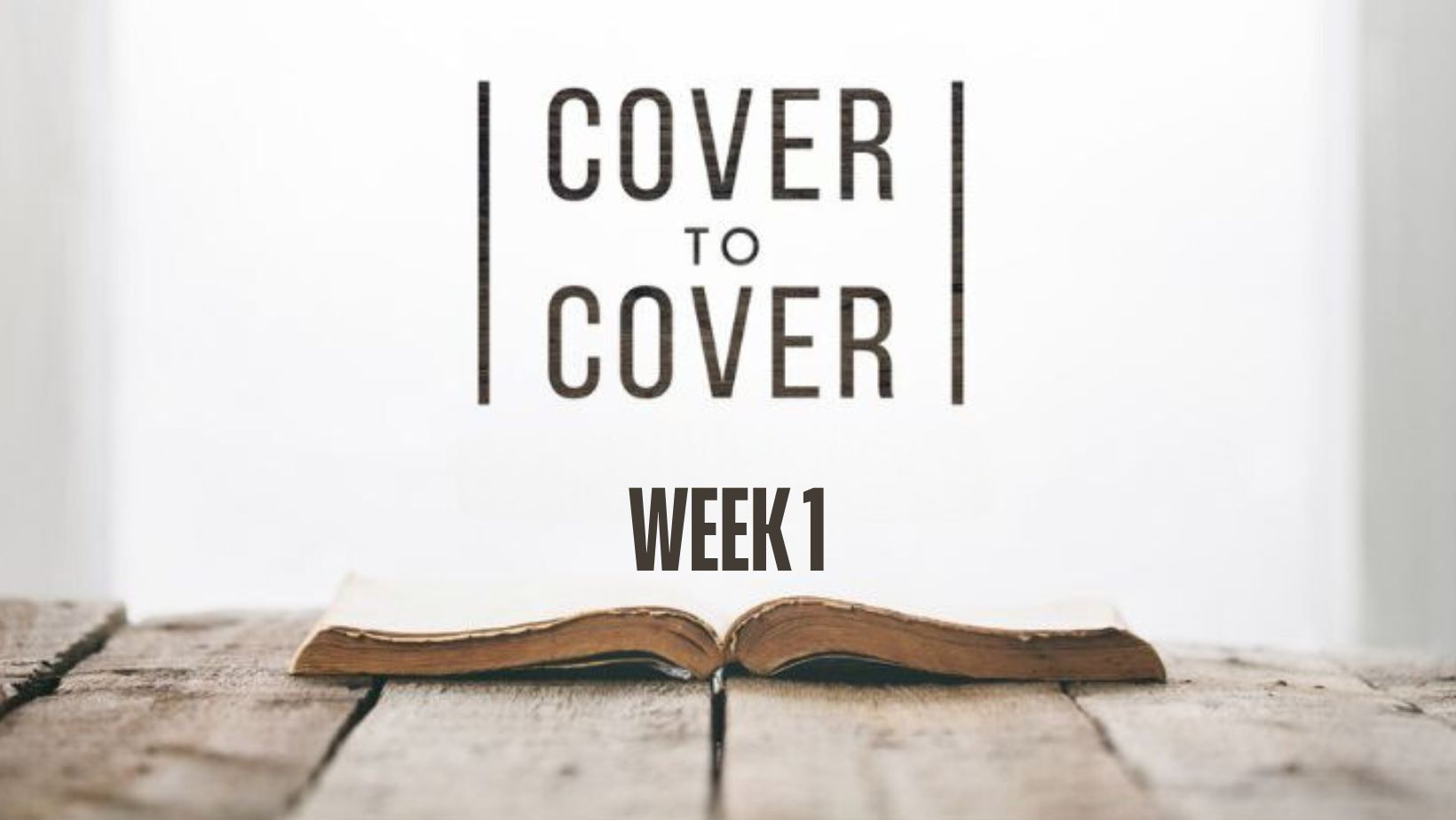 Cover to Cover 2026 - Week 1